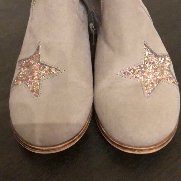 Zara booties, gray & glitter - Picture 4 of 4
